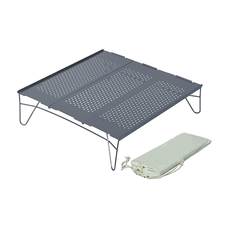 OS2108-Mini Solo Folding Table Ultralight Compact for Backpacking Camping Hiking Beach Picnic