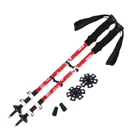 7075 Aluminum Alpenstock Manufacture price quick lock EVA HANDLE climbing sticks nordic walking sticks trekking hiking poles
