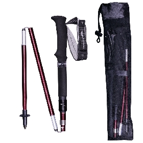 Ultra-light telescopic folding walking sticks Portable nordic walking poles trekking stick New patent design 5 Section