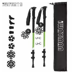 carbon fiber ultralight nordic walking sticks telescopic trekking poles trekking hiking poles foldable walking stick