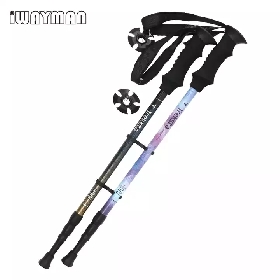 Nordic Walking Poles Telescopic Alpenstock Trek Pole Aluminum Ultralight Walking Stick with Anti shock system