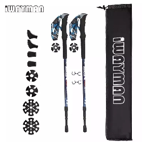 Trekking Poles Shock Absorbing Adjustable Hiking pole