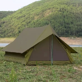 Outdoor Camping Double Layer 2 Person A Tarp Frame Waterproof Backpacking Trekker Tent for Hiking trekking poles equipment