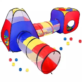 Children Foldable Kids Play Tent and Tunnel
