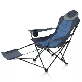 Portable Folding Camping Chair with footrest
