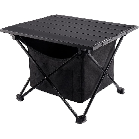 Portable Camping Table Ultralight Aluminum Camp Table with Storage Bag Folding Beach Table for Camping