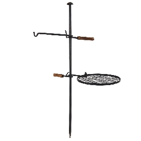 Swivel Grill 360 Adjustable Camp Grill Grate Portable Grill Rack for Camping Cooking Barbecue